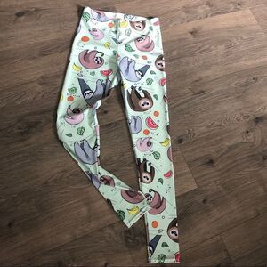 Nemki adorable soft sloth leggings